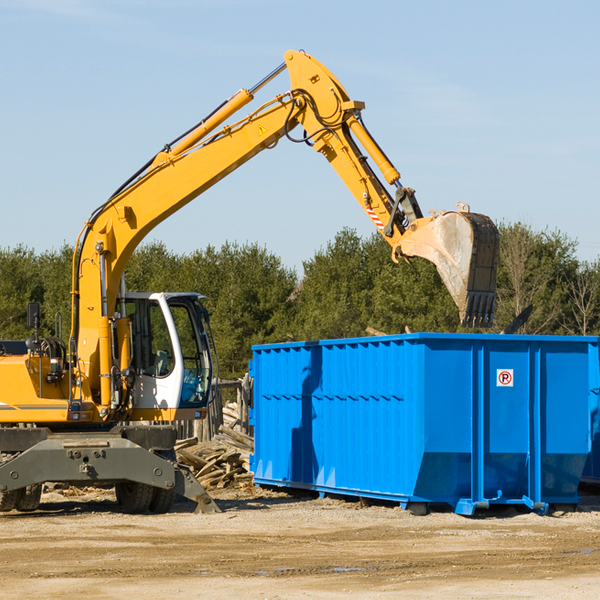 can i choose the location where the residential dumpster will be placed in Allegany County Maryland